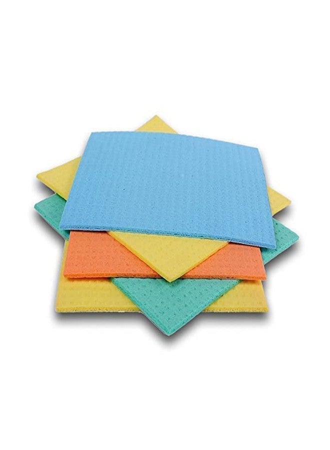 Shopfleet Cellulose Cleaning Sponge for Home & Kitchen (Multicolor) - Image 3